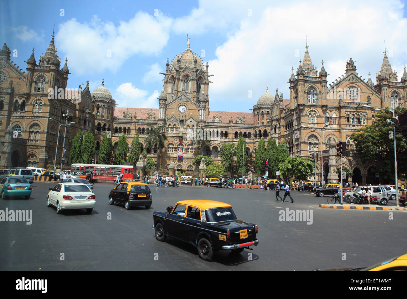 Chhatrapati Shivaji Terminus at Mumbai Maharashtra India Asia Stock Photo