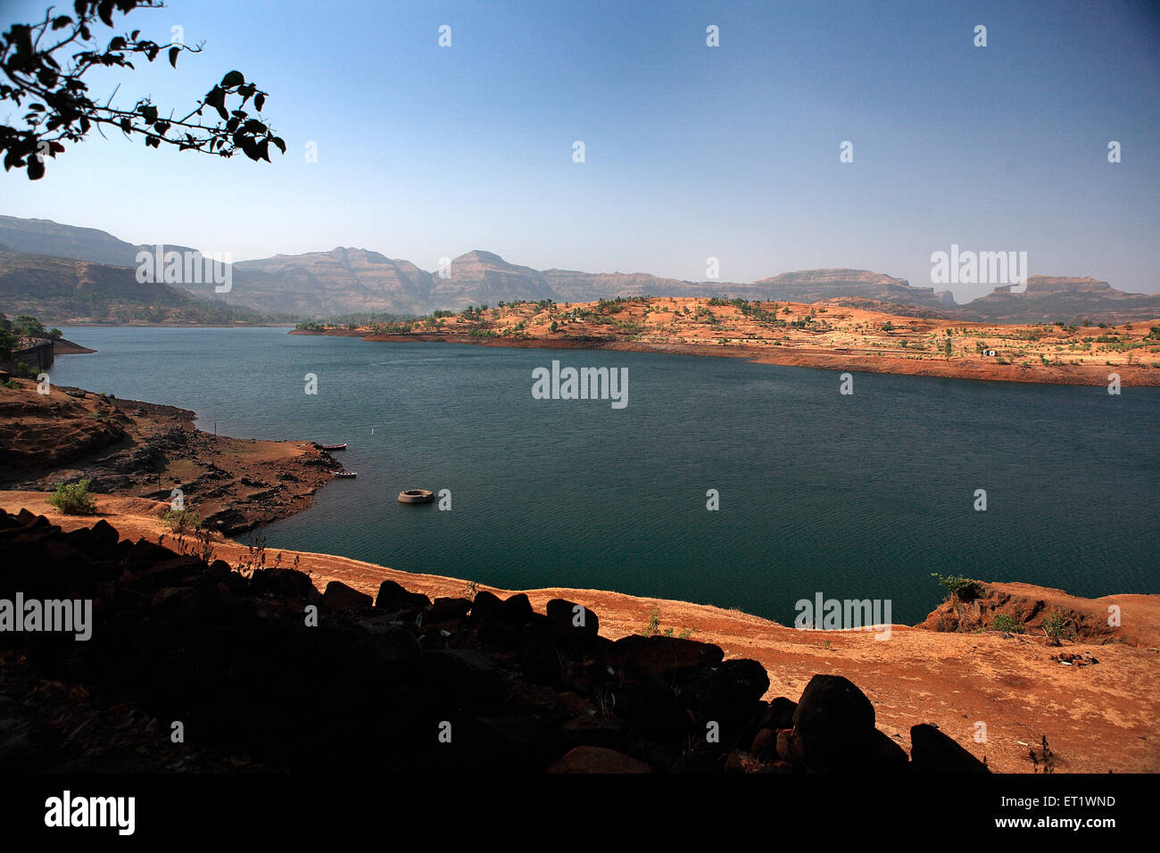 Bhandardara Dam lake reservoir Maharashtra India Asia Stock Photo