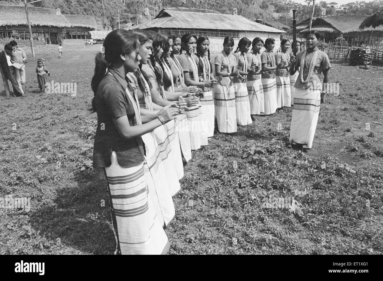 Adivasi girls Black and White Stock Photos & Images - Alamy