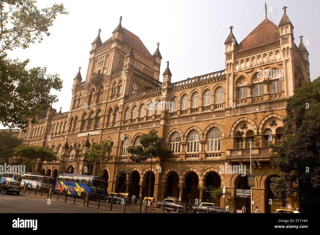 Elphinstone College, Kala Ghoda, Kalaghoda, Bombay, Mumbai, Maharashtra, India, Asia Stock Photo