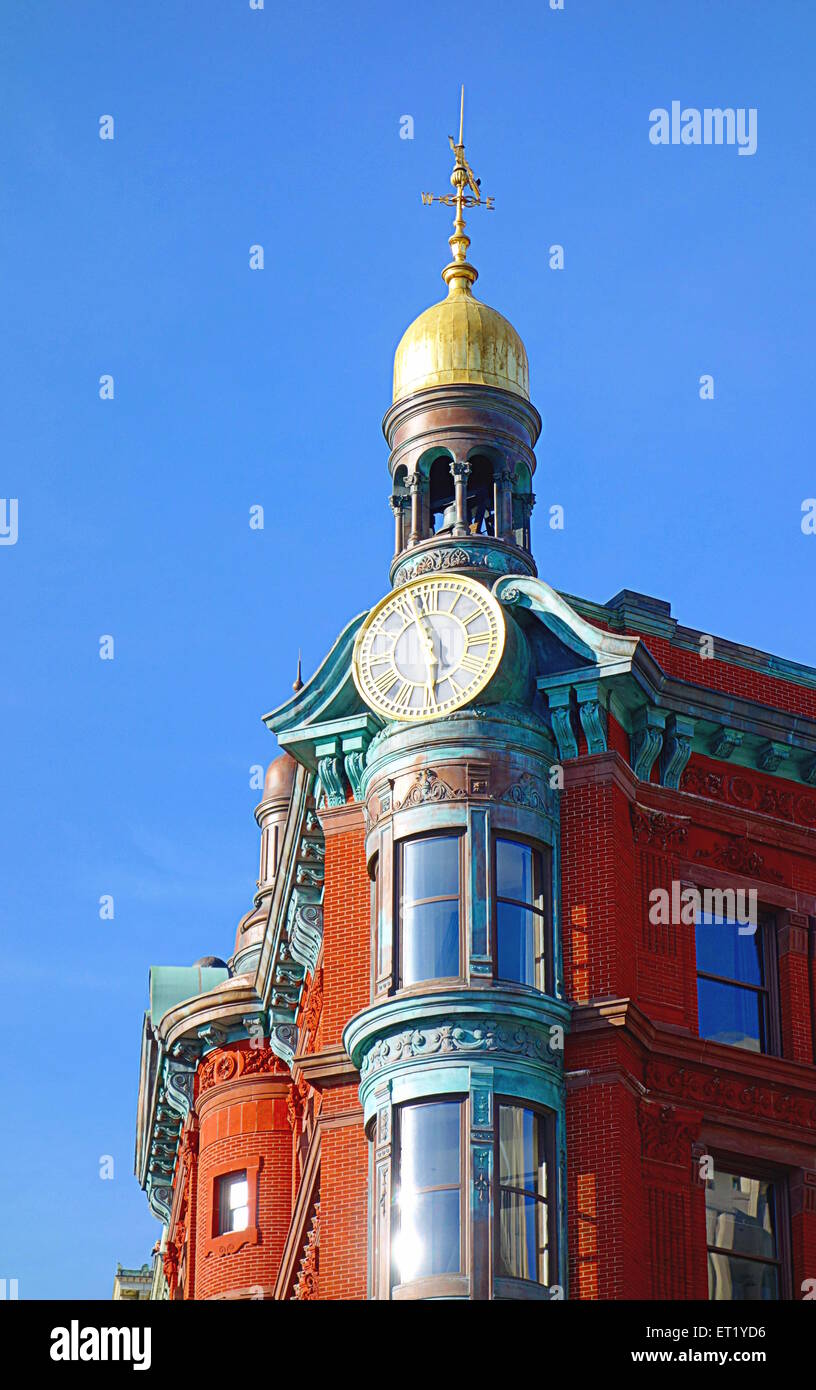 Clock tower building in Washington DC Stock Photo