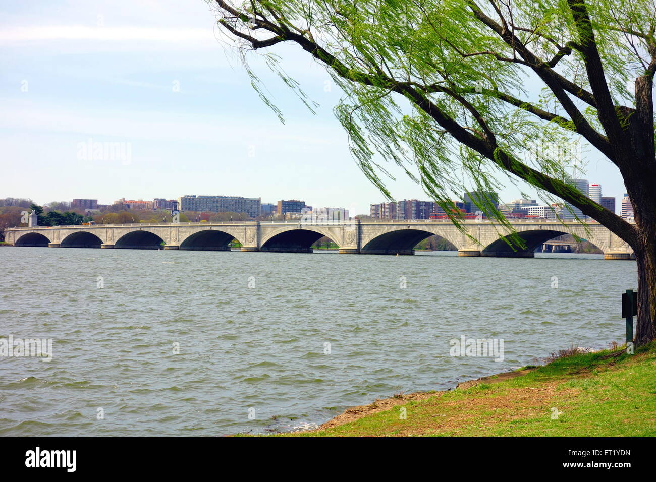 Bridge on the Potomac River in Washington DC Stock Photo - Alamy