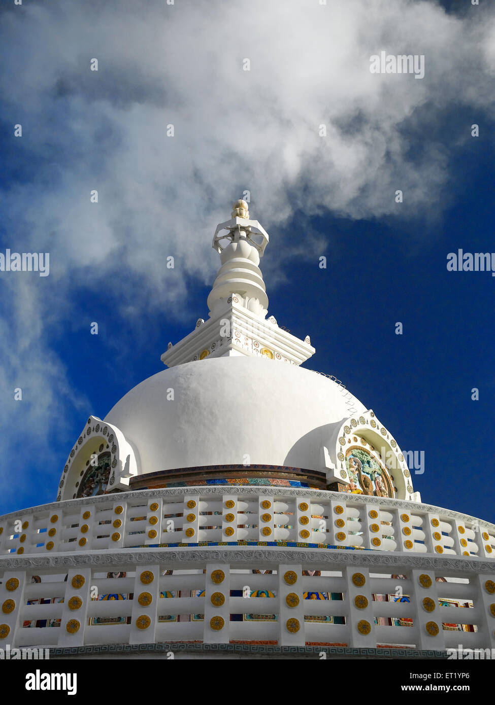 Stupa ; Leh ; Ladakh ; Jammu And Kashmir ; India ; Asia Stock Photo