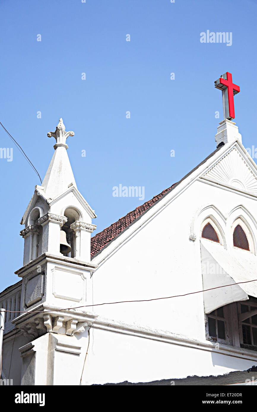 Place of worship Our Lady of Dolours church ; Maharshi Karve road ; Marine Lines ; Bombay Mumbai ; Maharashtra ; India Stock Photo