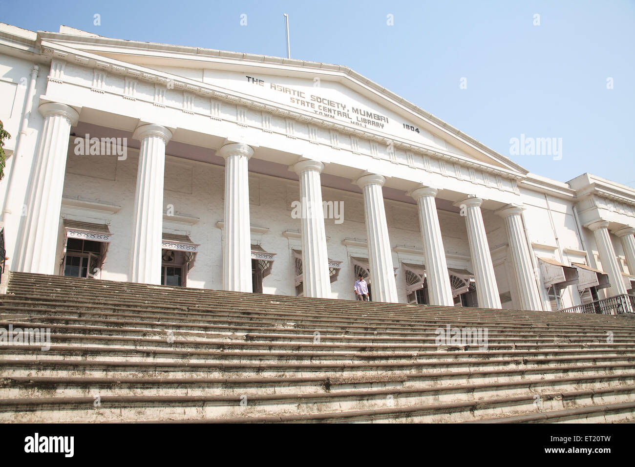 Town Hall, Asiatic Society, State Central Library, Fort, Horniman Circle, S. Bhagat Sing Road, Mint Road, Bombay, Mumbai, Maharashtra, India, Asia Stock Photo
