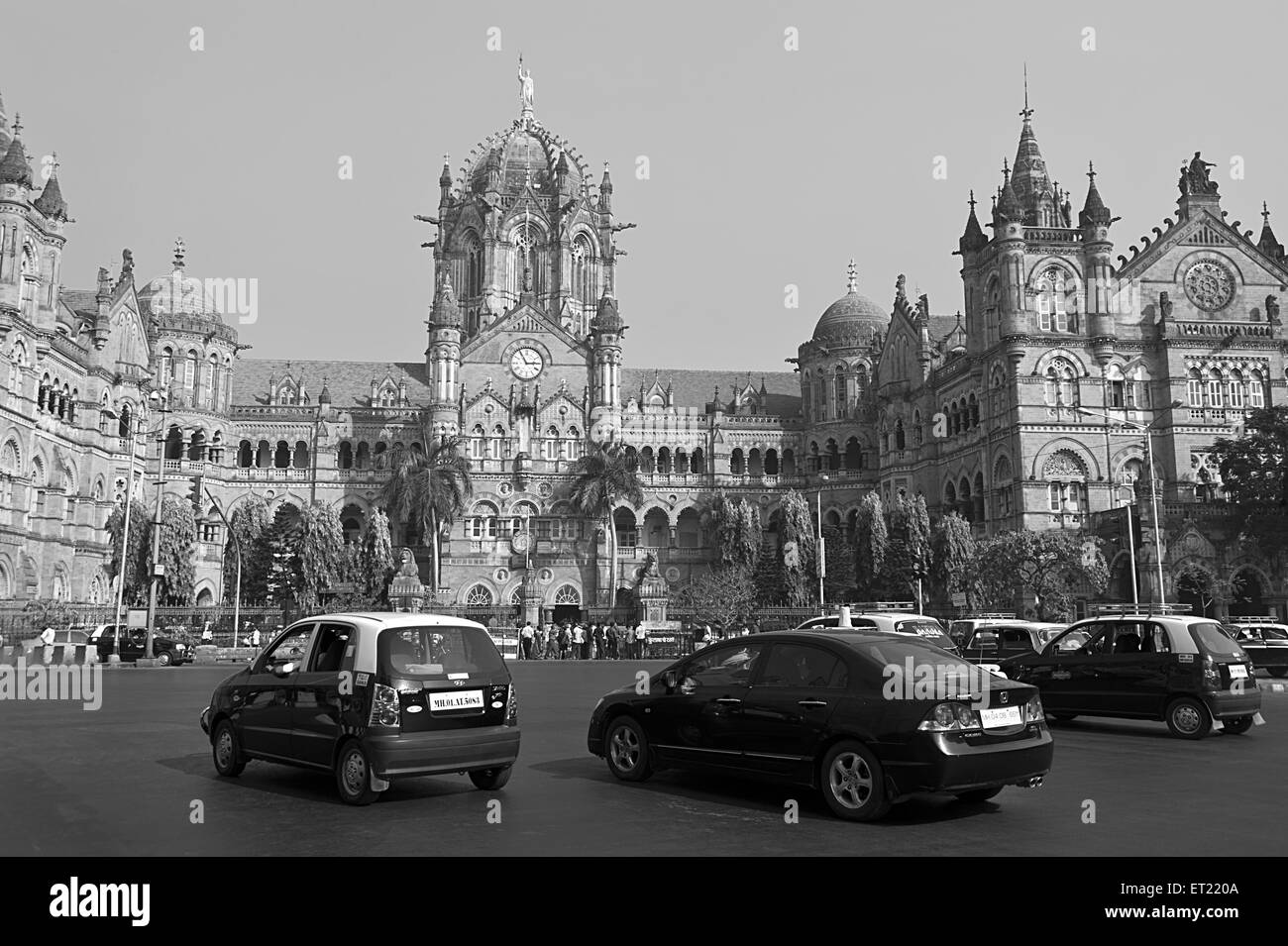 Chhatrapati Shivaji Terminus Railway station Mumbai Maharashtra India Asia Dec 2011 Stock Photo