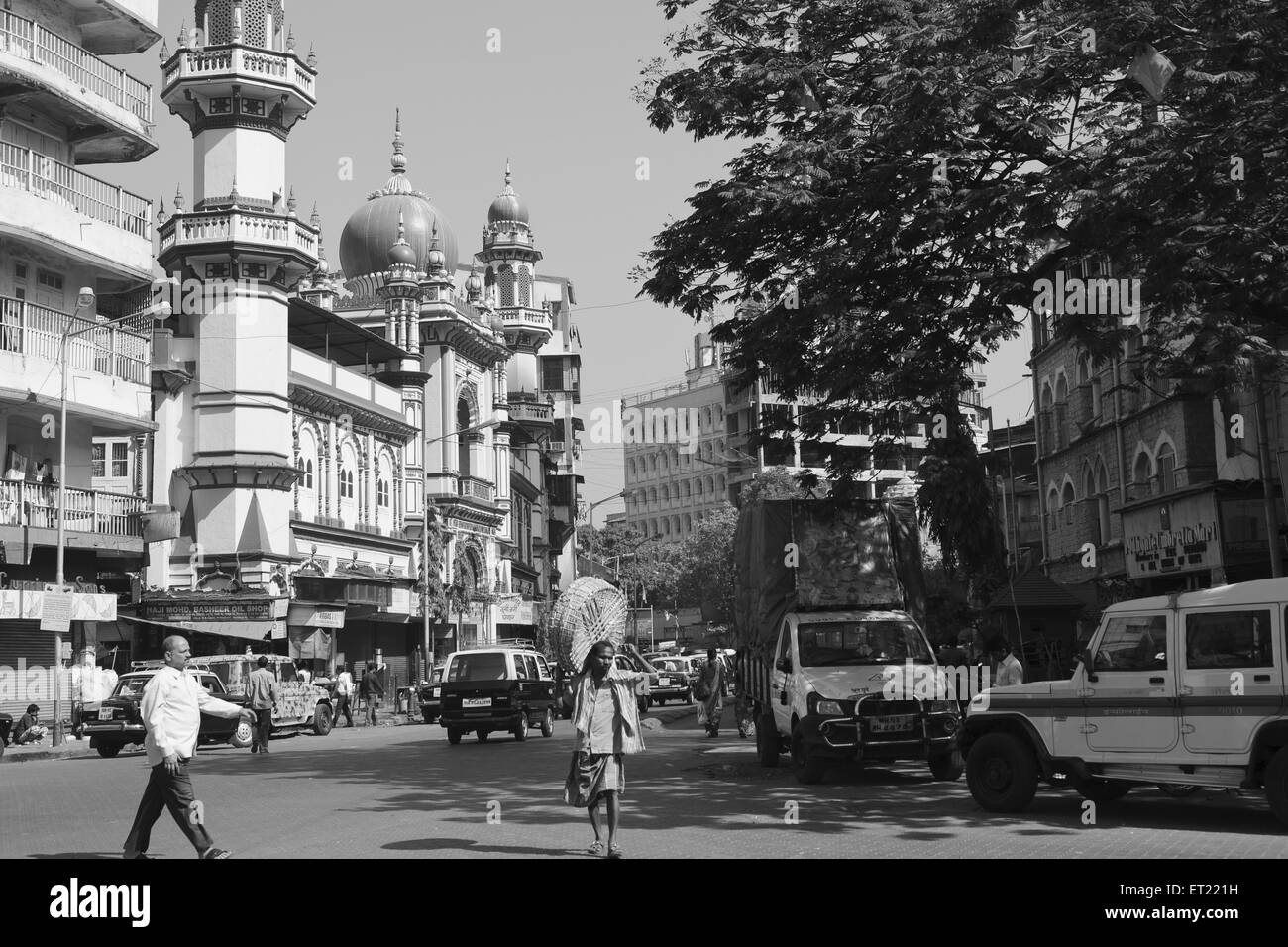 Hamidiya Masjid Mumbai Maharashtra India Asia Jan 2012 Stock Photo
