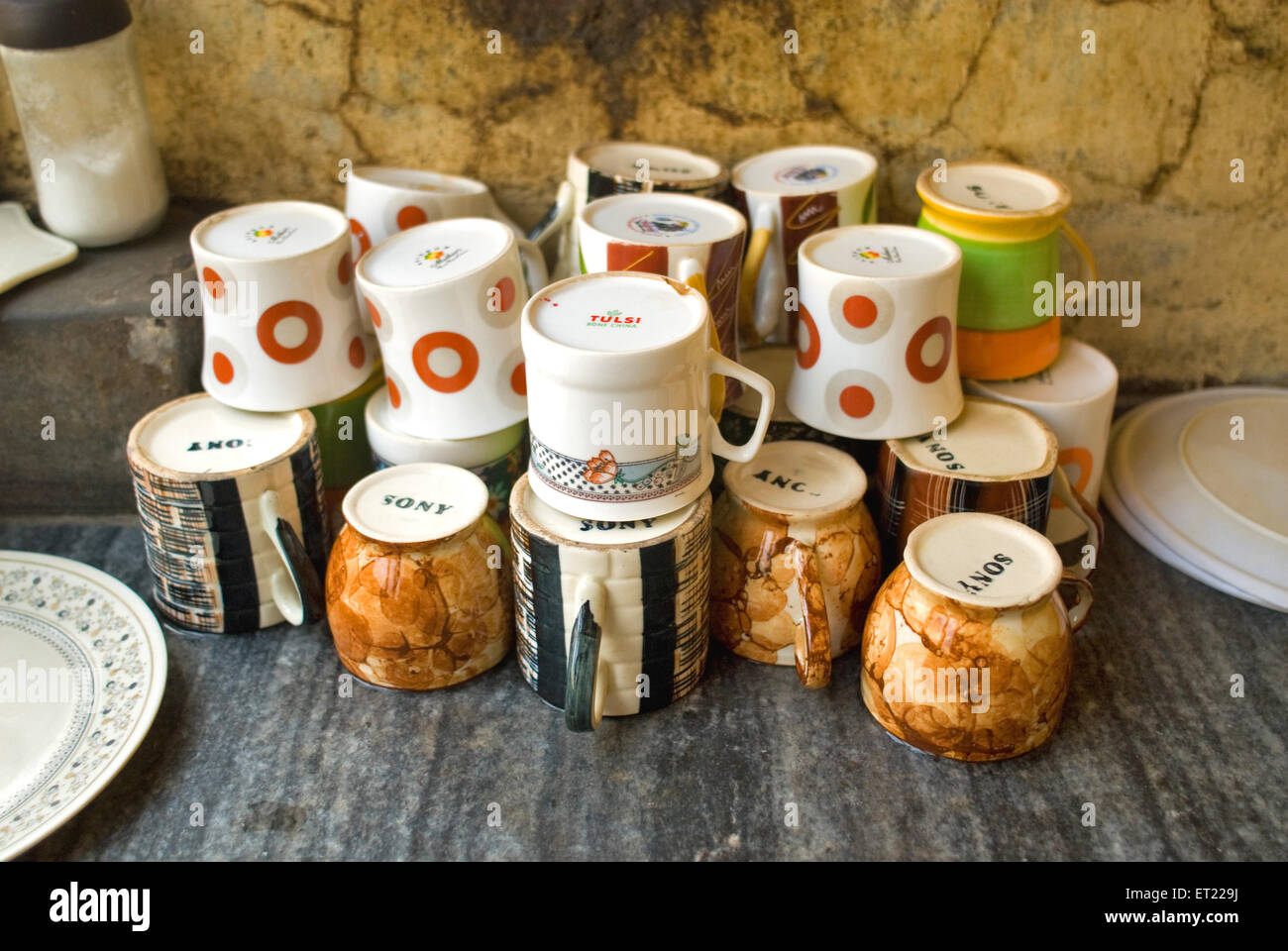 Tea Cups, coffee mugs, Bhowanipore, Bhowanipur, Calcutta, Kolkata, West