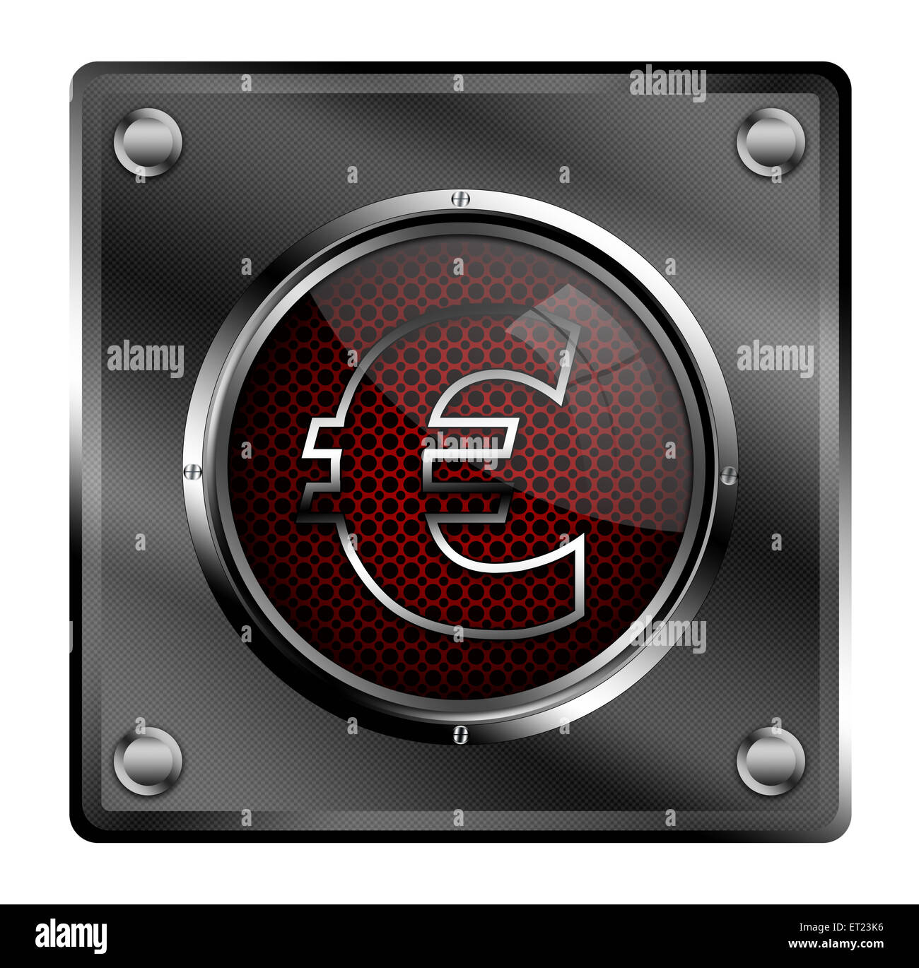 Digital euro sign Cut Out Stock Images & Pictures - Alamy