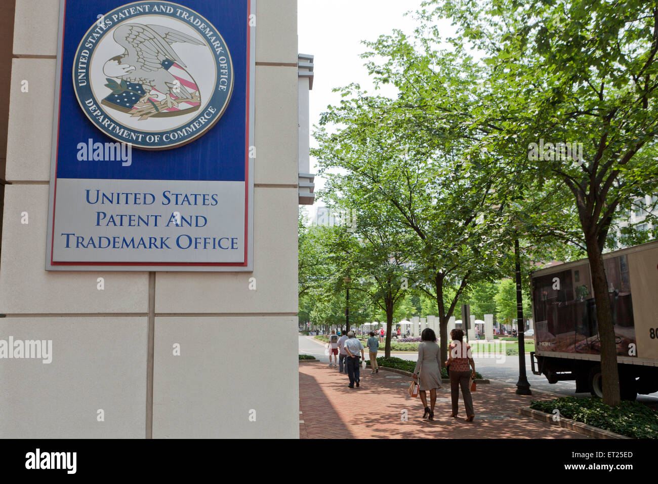 US Patent and Trademark Office - Alexandria, Virginia USA Stock Photo