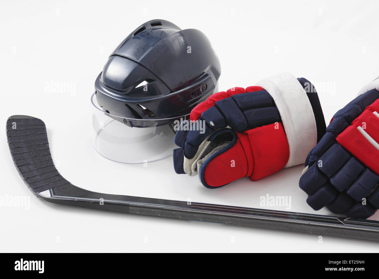 Ice Hockey Equipment Stock Photo Alamy