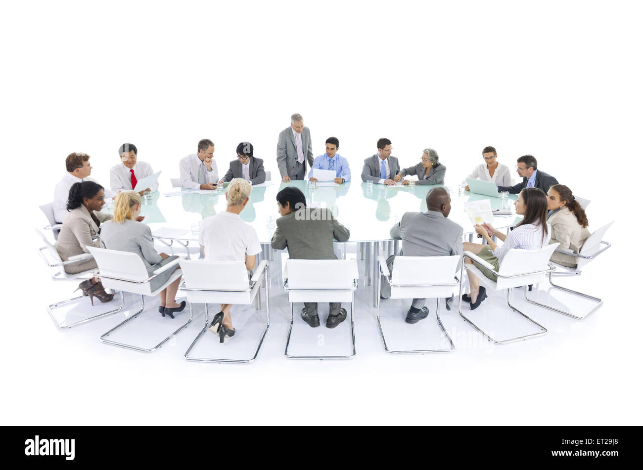 Group of Business People Meeting Stock Photo - Alamy