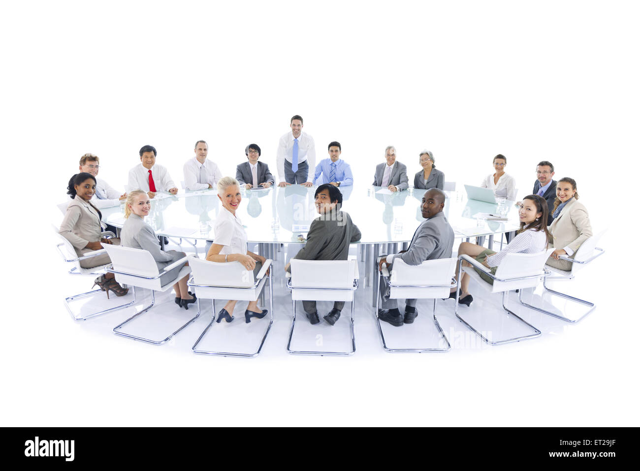 Group of Business People Meeting Stock Photo - Alamy