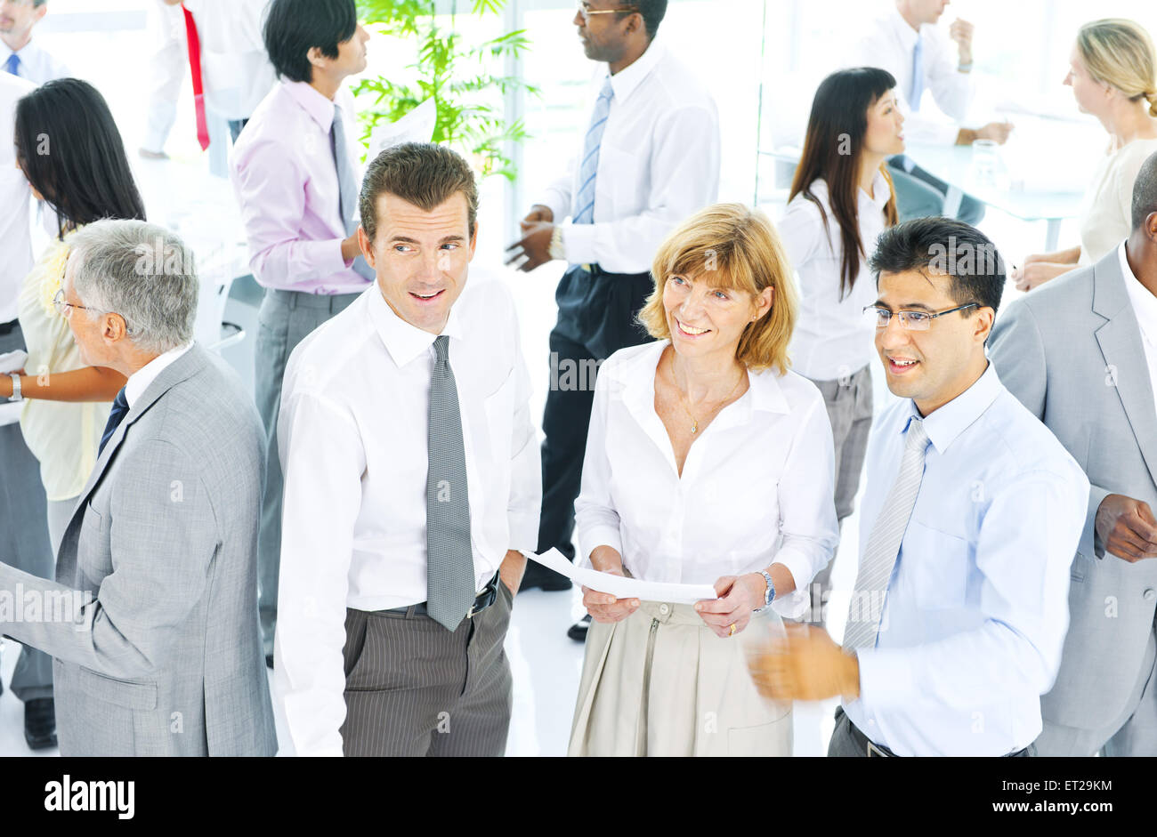 Group of Business People Meeting Stock Photo - Alamy