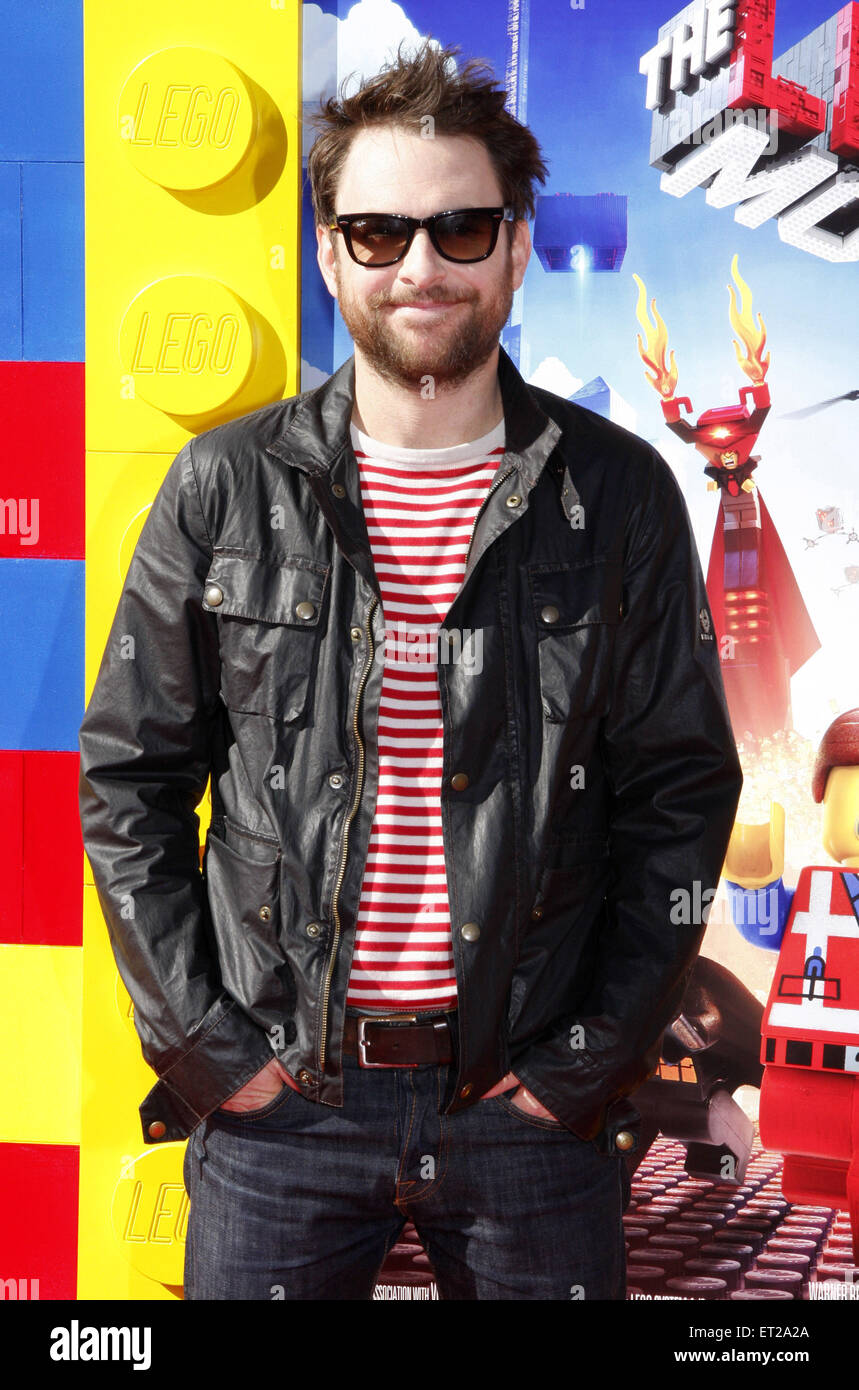 Photo: Charlie Day and Mary Elizabeth Ellis attend the Lego Movie 2  premiere in Los Angeles - LAP2019020244 