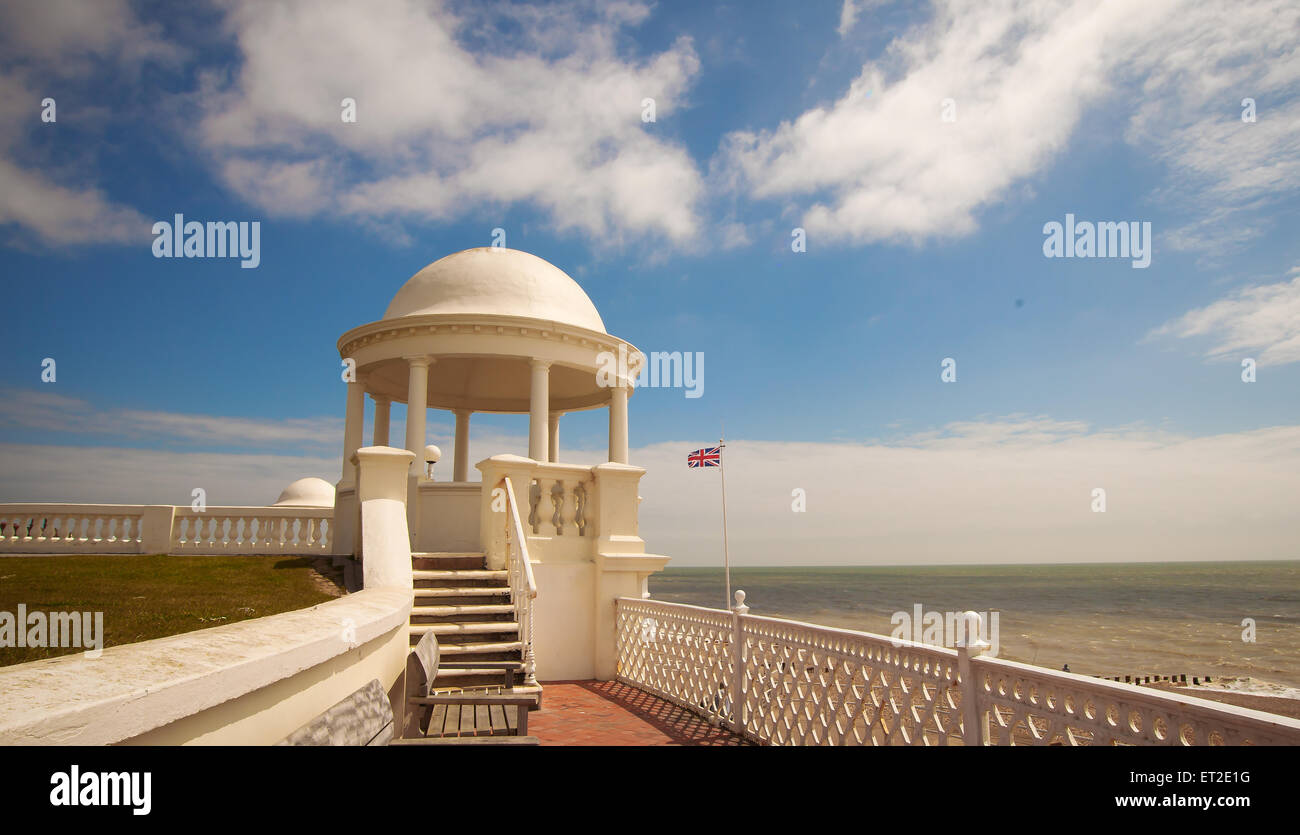 Cupola  on the promenade at the De La Warr pavilion Bexhill on Sea East Sussex Stock Photo
