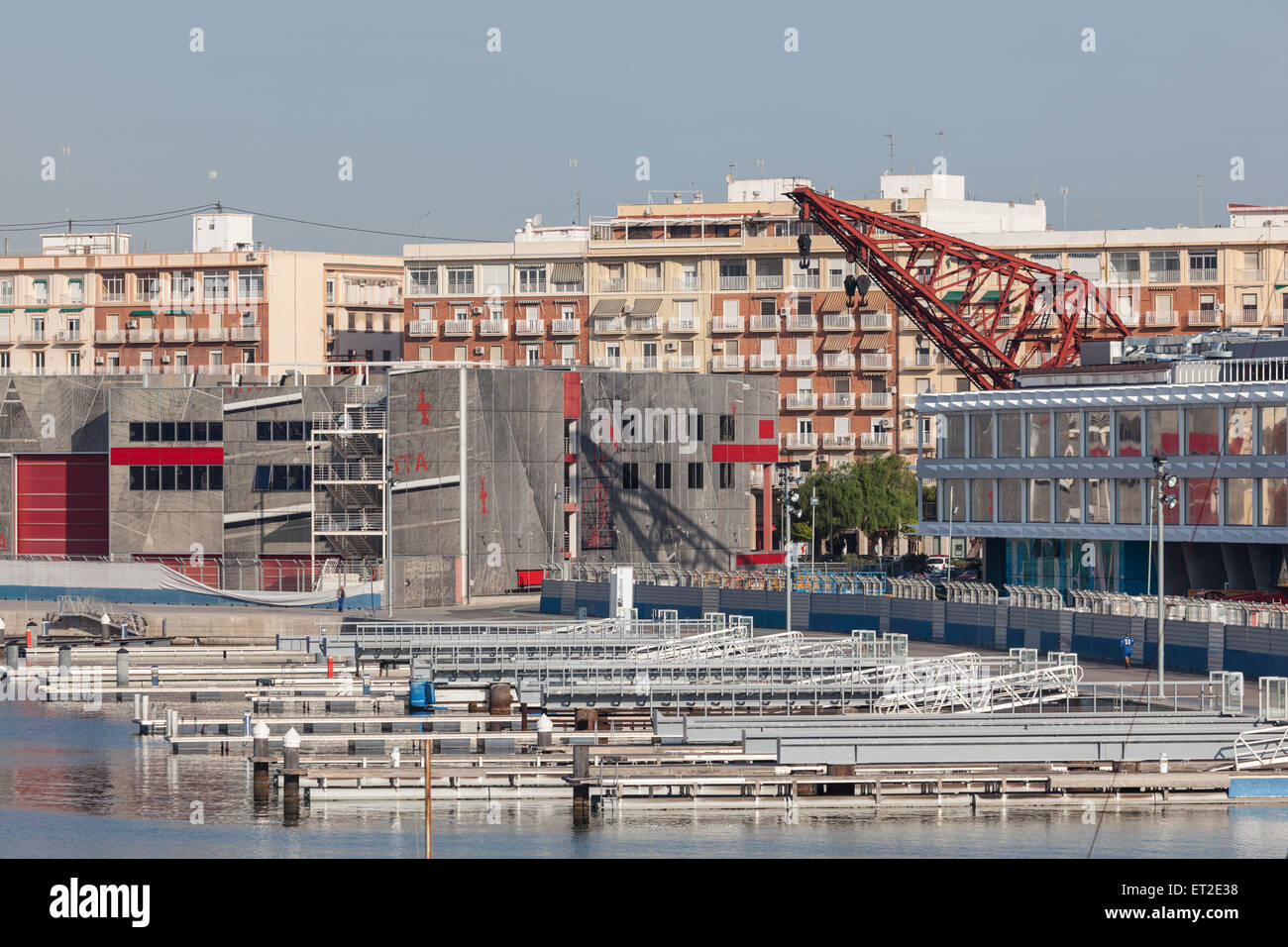 Americas Cup port of Valencia. May 24, 2015 in Valencia, Spain Stock Photo