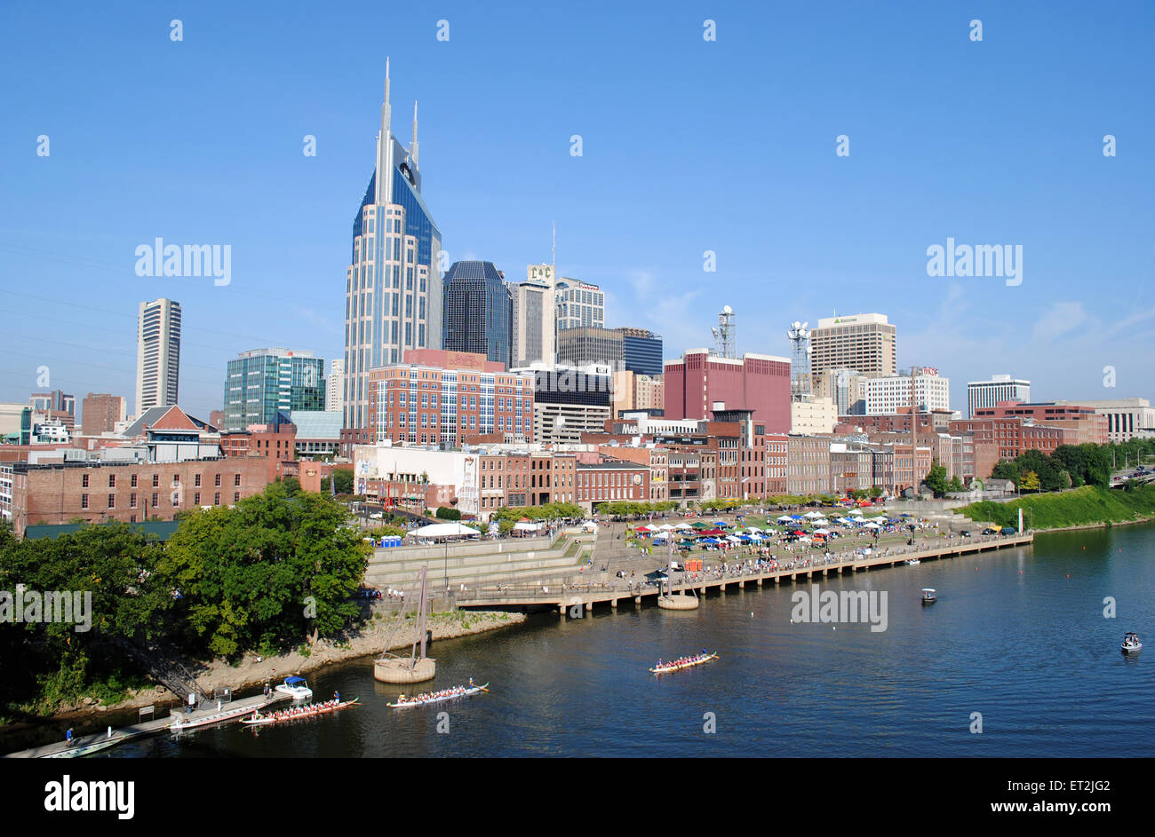 Nashville riverfront park hi-res stock photography and images - Alamy