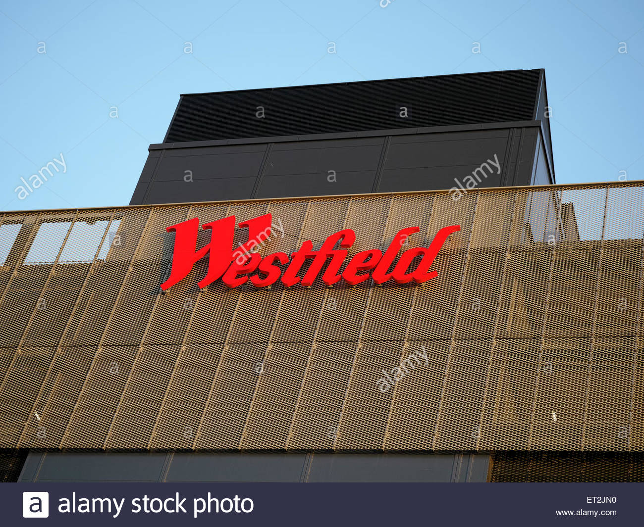 Stratford Westfield Car Park High Resolution Stock Photography and