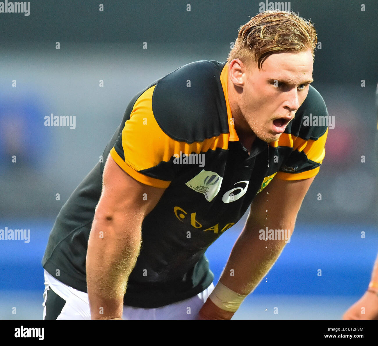 South Africa versus Australia at the World Rugby Under 20 Championship in 2015 Stock Photo