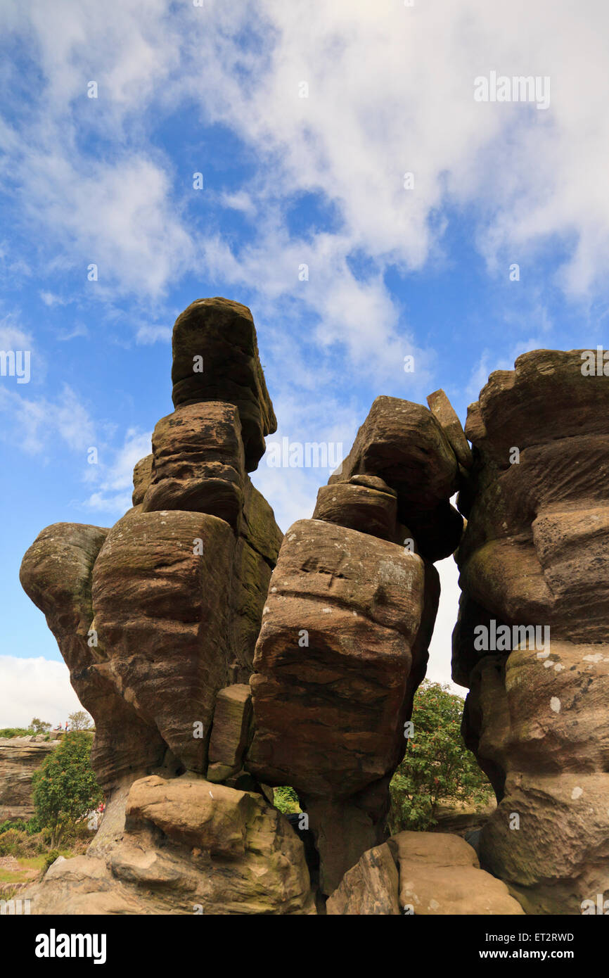 Brimn Rocks Brimham Rocks, Brimham Moor, a National Trust owned area in North ...