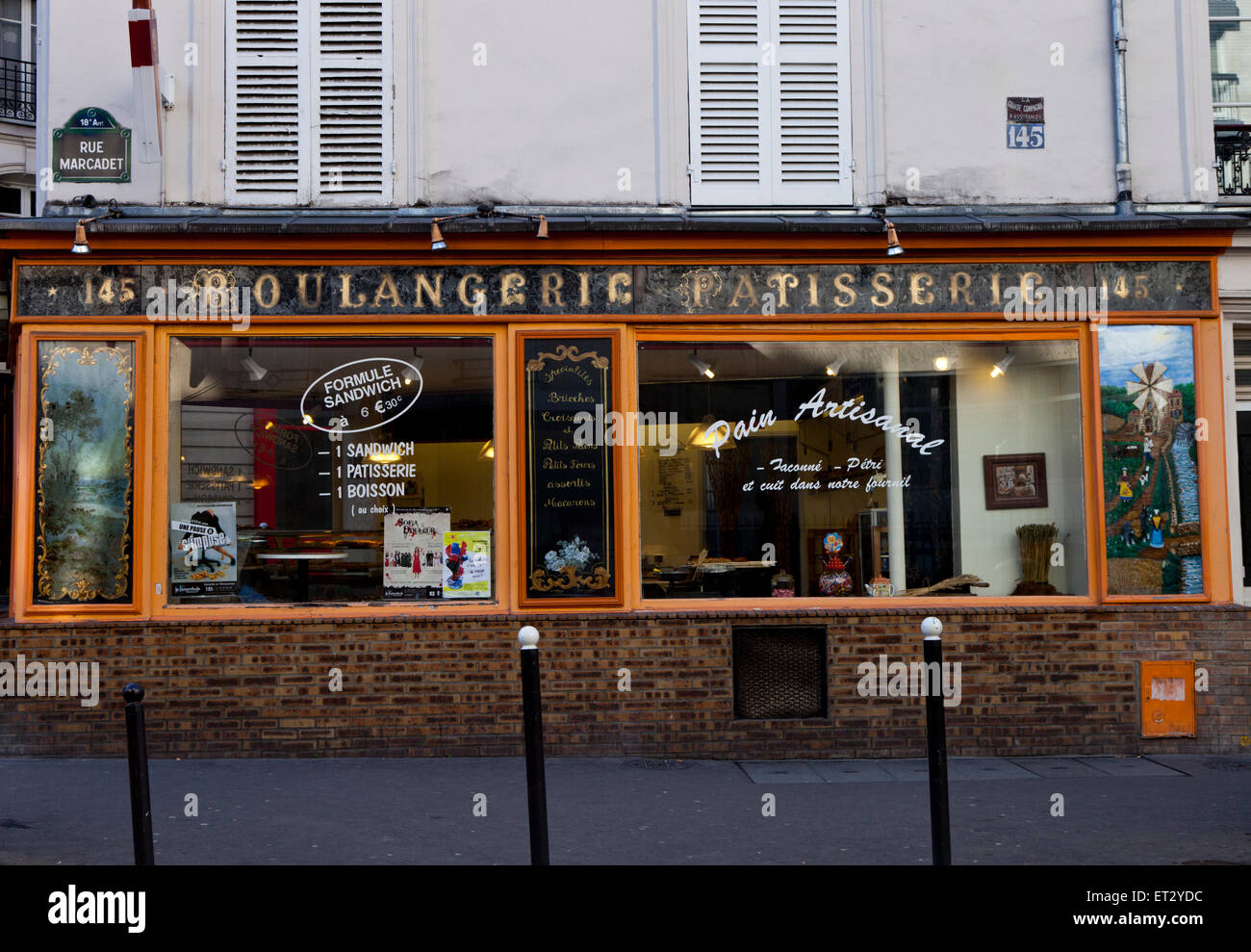 A bakery in Paris Stock Photo