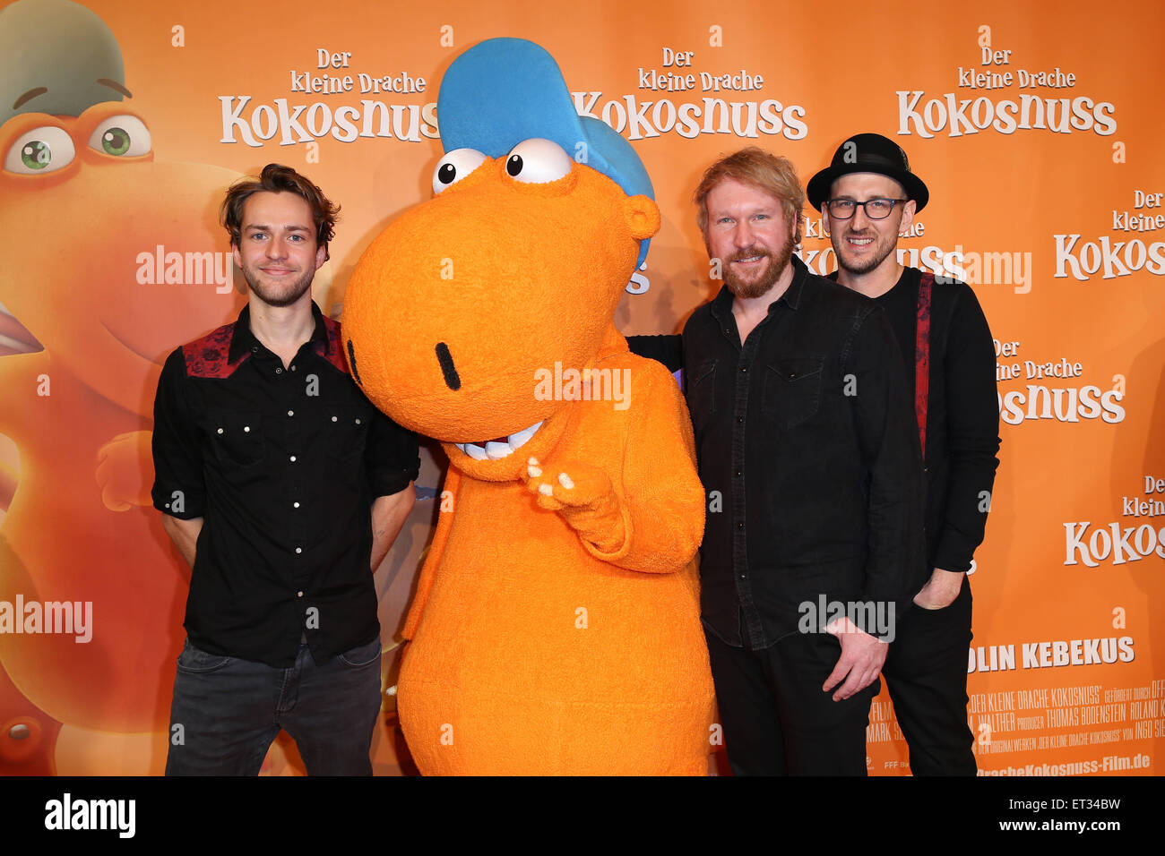 Premiere of the movie Der kleine Drache Kokosnuss at Mathaeser Filmpalast  Featuring: Young Chinese Dogs (Soundtrack) Where: Munich, Germany When: 07 Dec 2014 Credit: Franco Gulotta/WENN.com Stock Photo