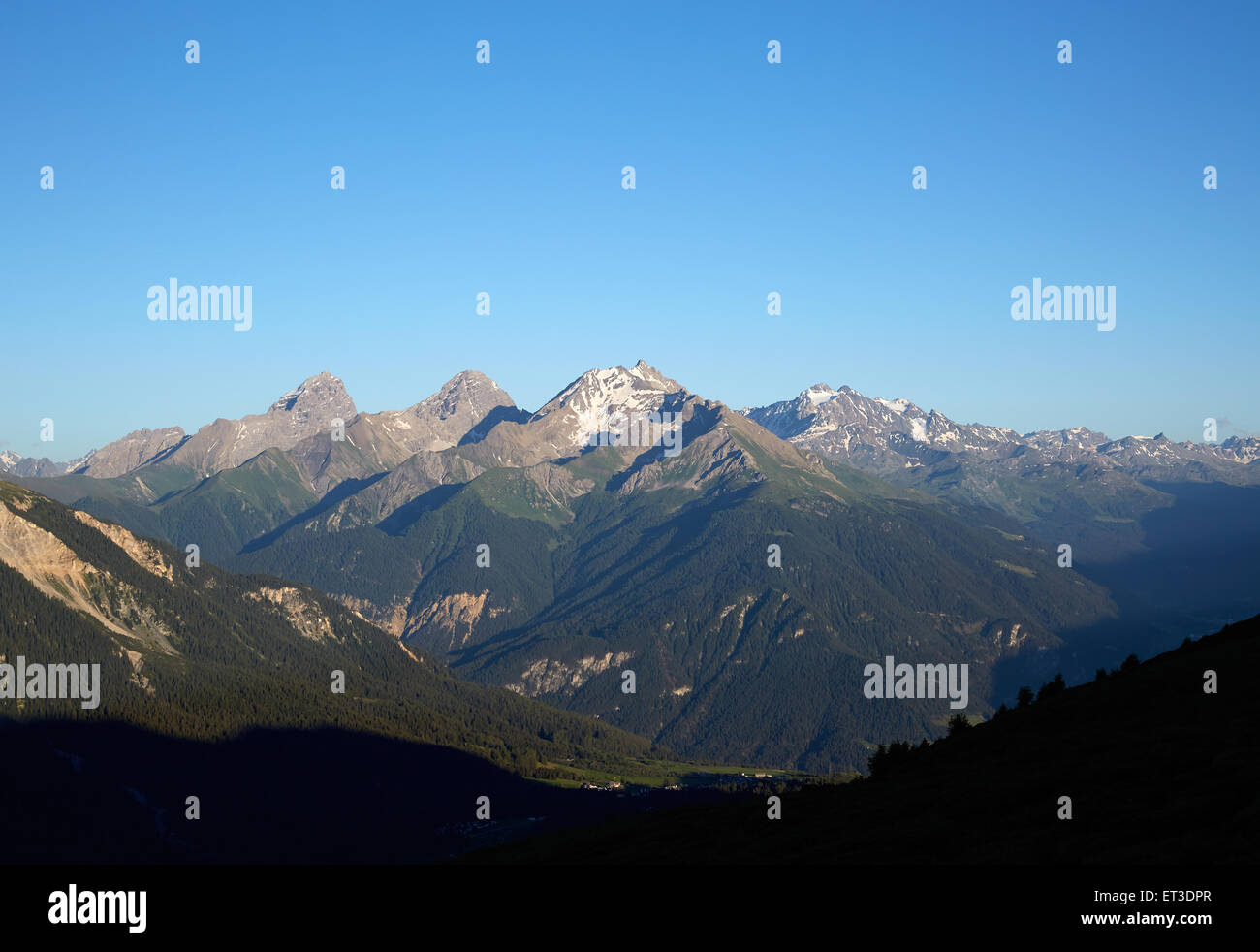 Lenzerheide, Switzerland, the Albula Alps Stock Photo