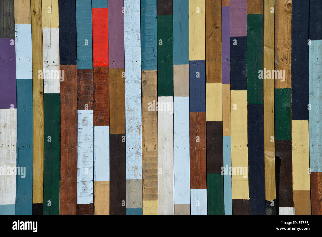 colored wood Stock Photo