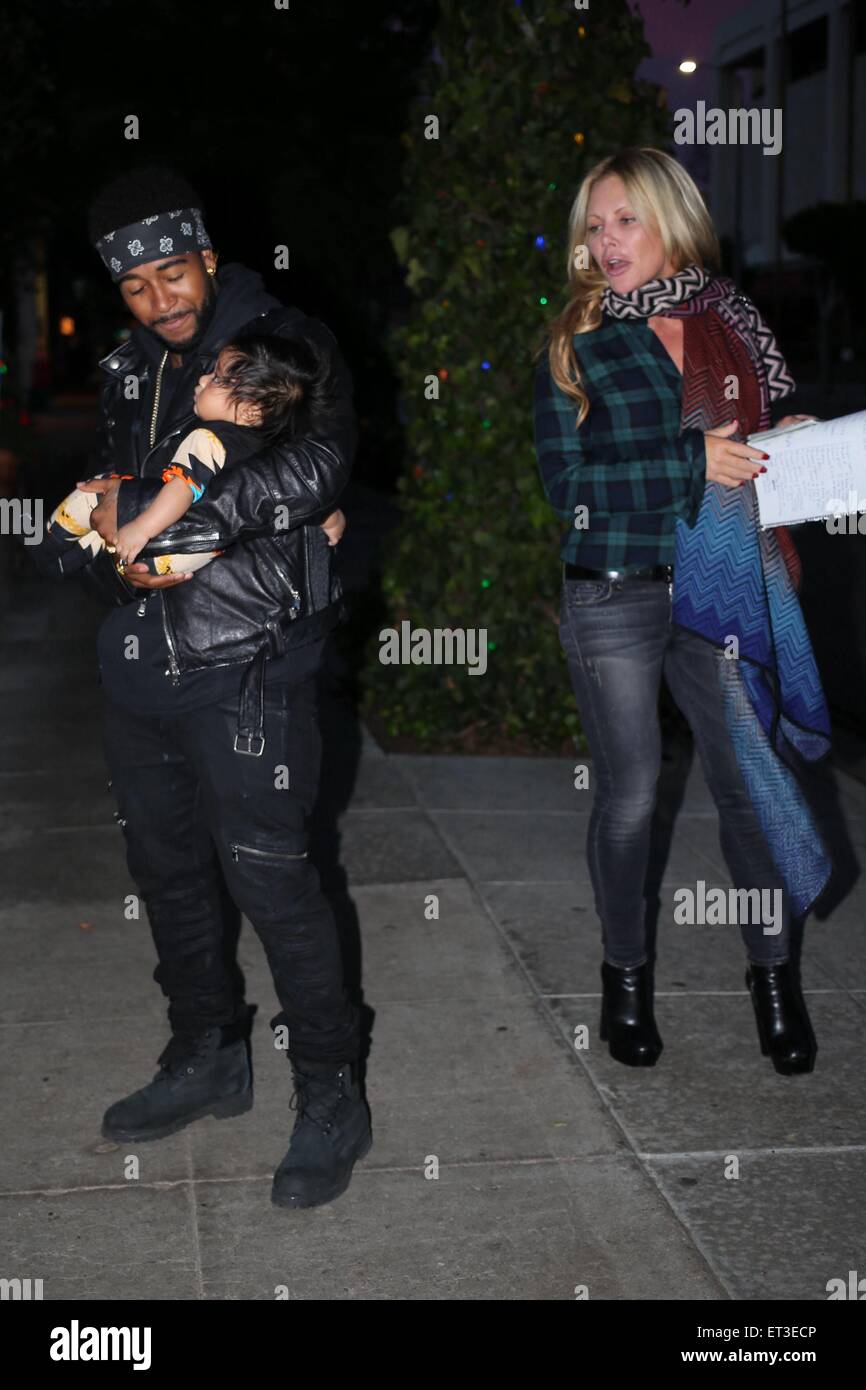 Omarion and megaa omari grandberry High Resolution Stock Photography