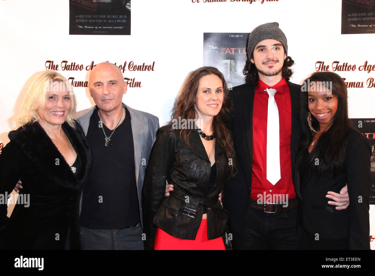 'The Tattoo Age – Out of Control' documentary film release at the Vaucluse Lodge  Featuring: Calista Carradine,Tamas Birinyi Where: West Hollywood, California, United States When: 04 Dec 2014 Credit: WENN.com Stock Photo