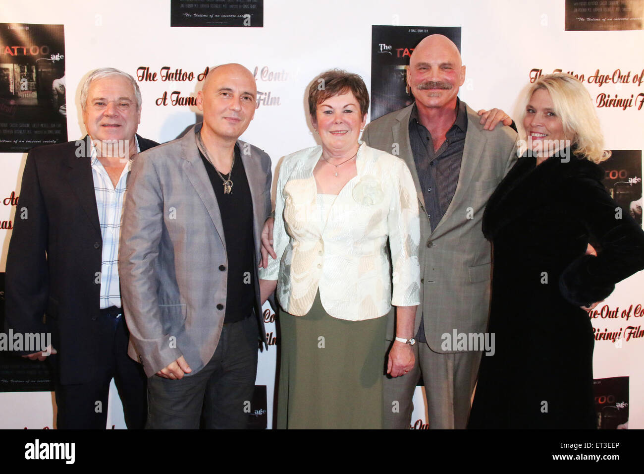 'The Tattoo Age – Out of Control' documentary film release at the Vaucluse Lodge  Featuring: Tamas Birinyi,Calista Carradine Where: West Hollywood, California, United States When: 04 Dec 2014 Credit: WENN.com Stock Photo