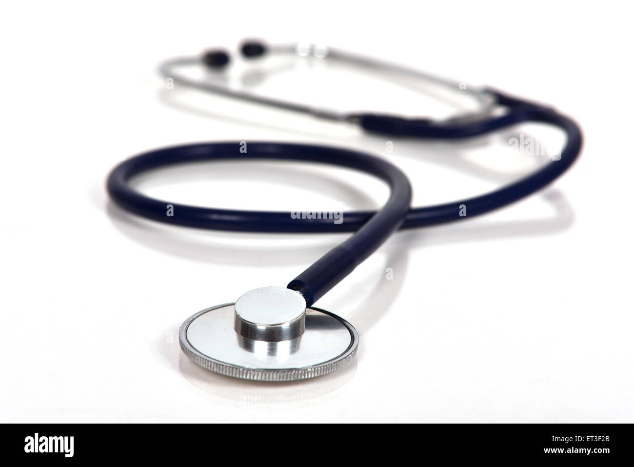 Stethoscope isolated on a white background Stock Photo - Alamy