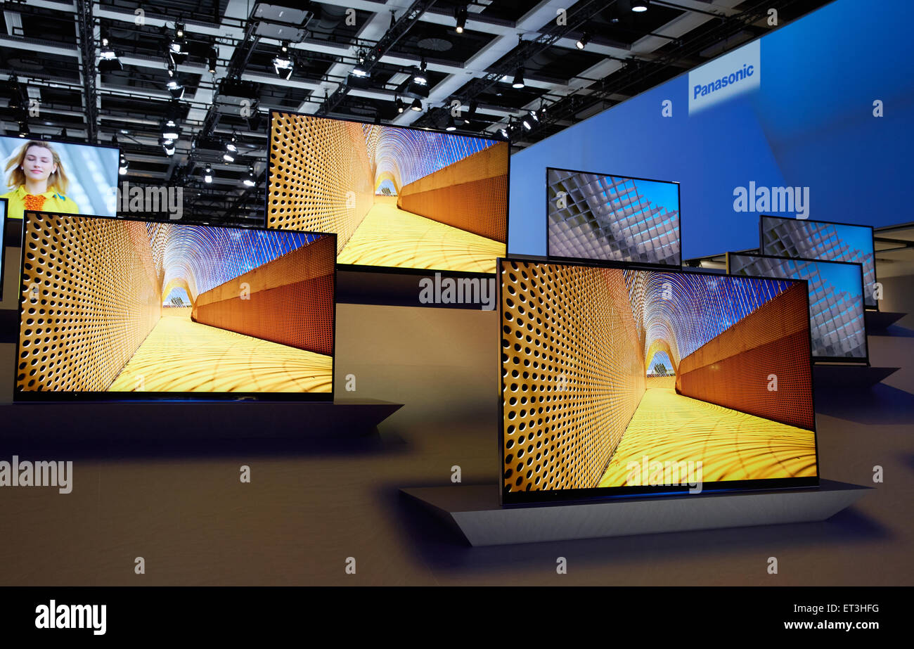 Berlin, Germany, booth Panasonic at IFA 2014 Stock Photo