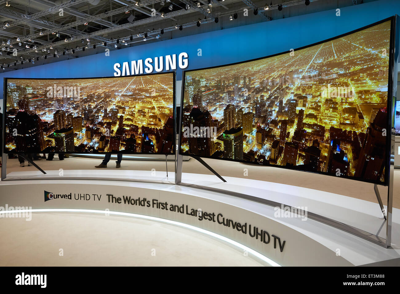 Berlin, Germany, booth Samsung at IFA 2014 Stock Photo