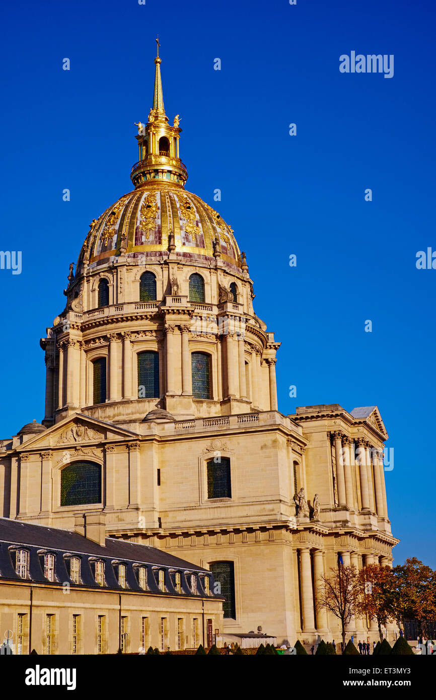 France, Paris, Invalides, Saint-Louis-des-Invalides Cathedral Stock ...