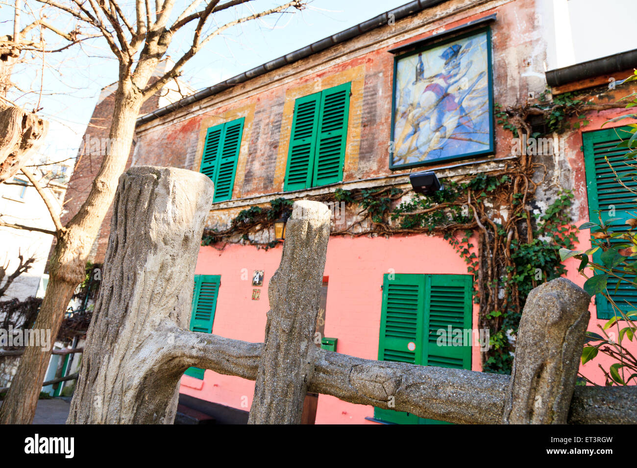 The Cabaret Au Lapin Agile, Montmartre Paris France Stock Photo Alamy