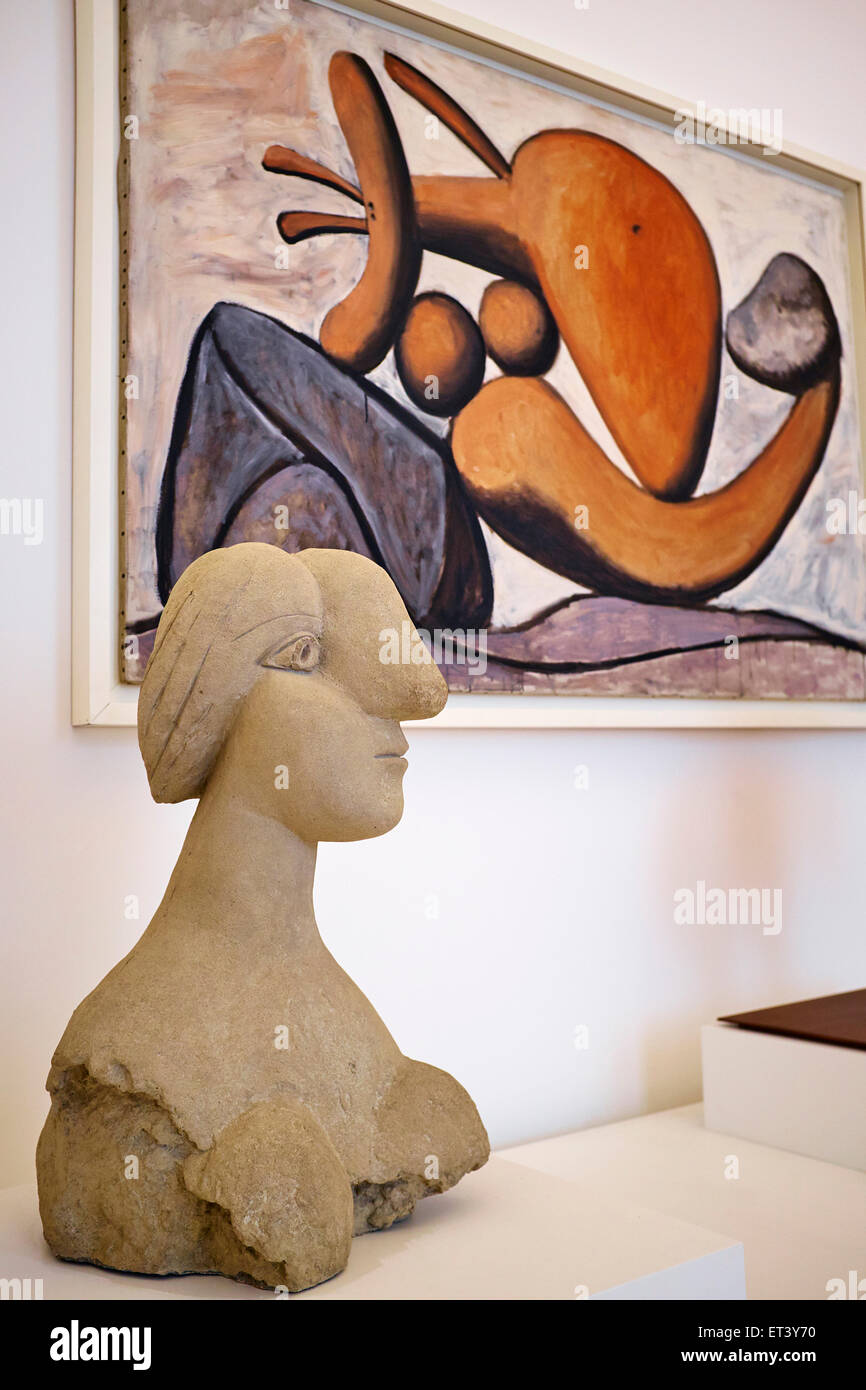 France, Paris, Picasso museum, Head and Bust of Woman Stock Photo