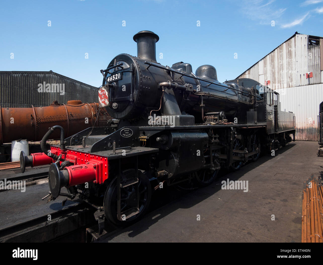 vintage steam at Loughborough station, on the Great Central