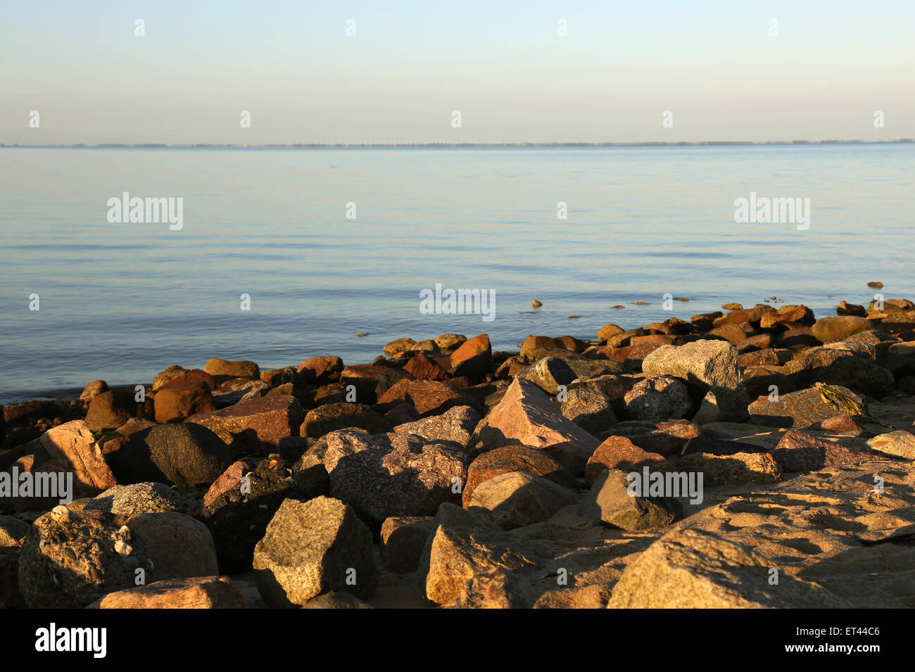 Sylt, Germany, stones on the beach Stock Photo