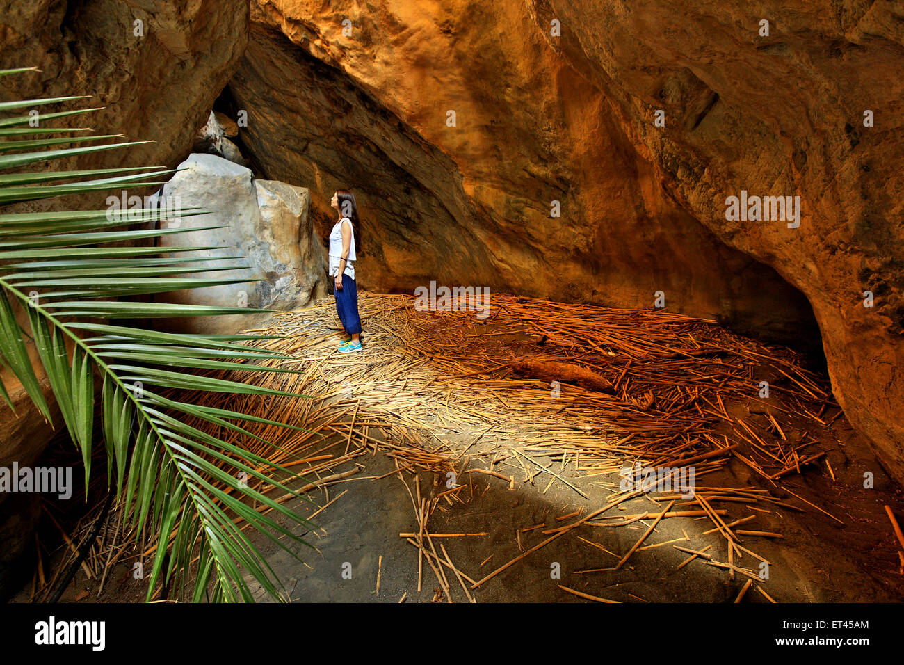 Sarakina Gorge Close To Mythoi Village About 20 Km West Of Ierapetra Lasithi Crete Greece Stock Photo Alamy