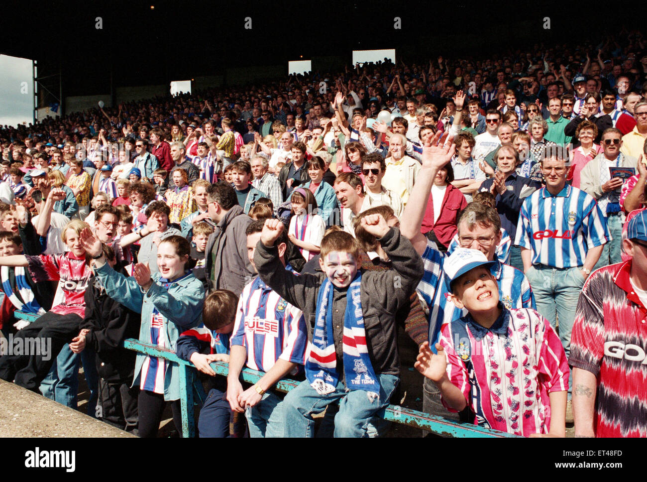Huddersfield Town F.C's final Leeds Road game. Match played against