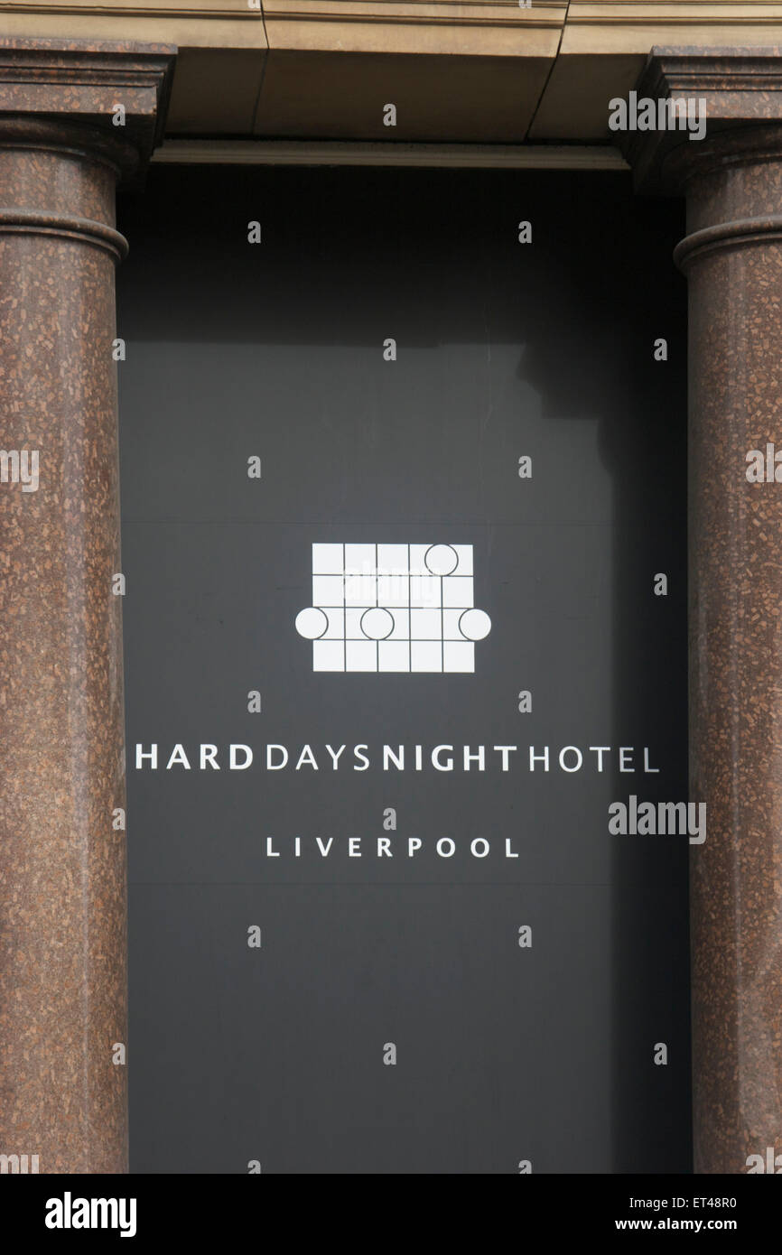 Hard Days Night hotel in Liverpool Stock Photo