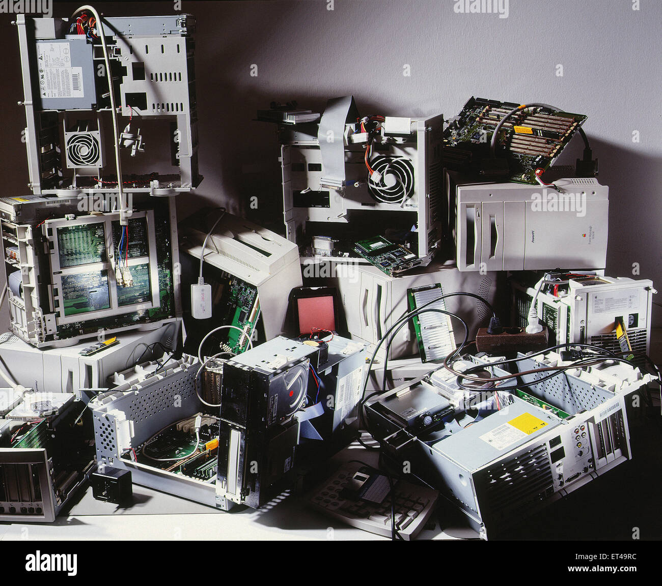 Hamburg, Germany, Computer scrap Stock Photo Alamy