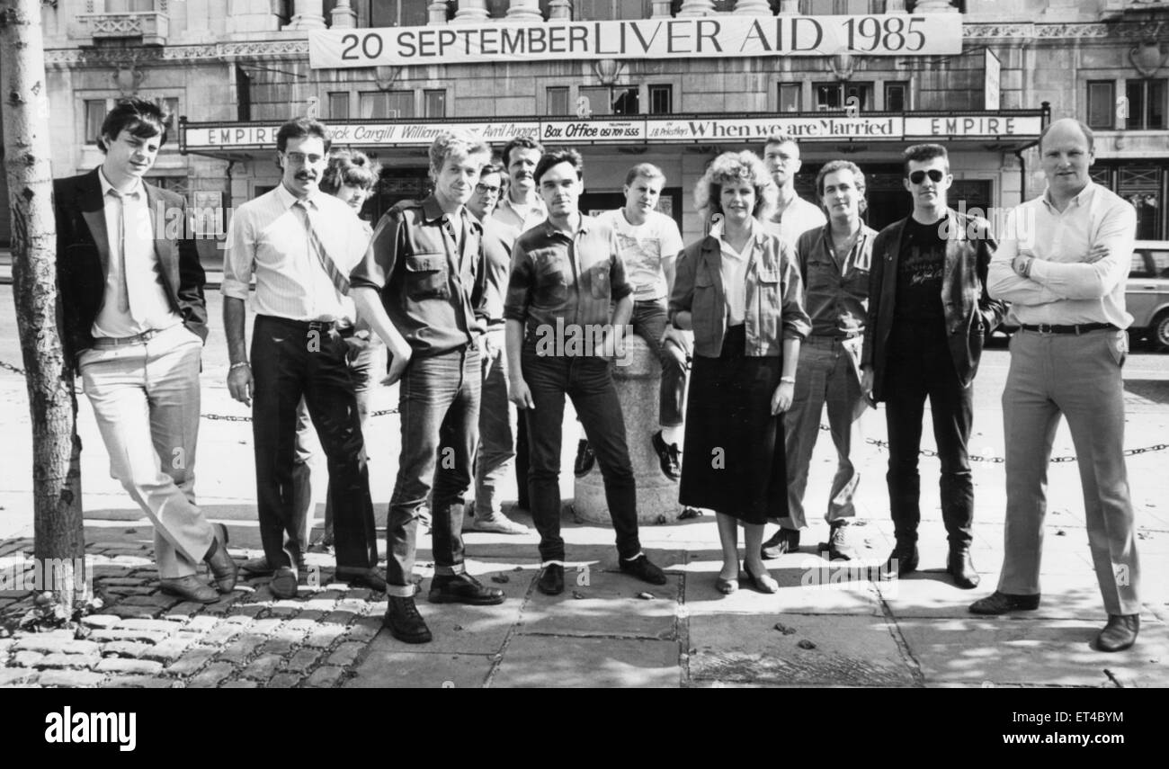 The team behind the starts appearing at the Liver Aid concert for