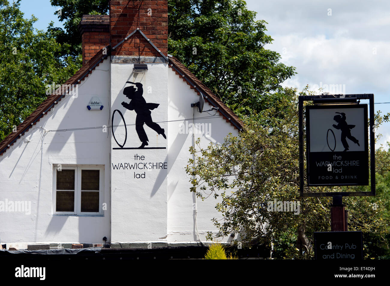 The Warwickshire Lad pub, Wood End, Warwickshire, England, UK Stock Photo
