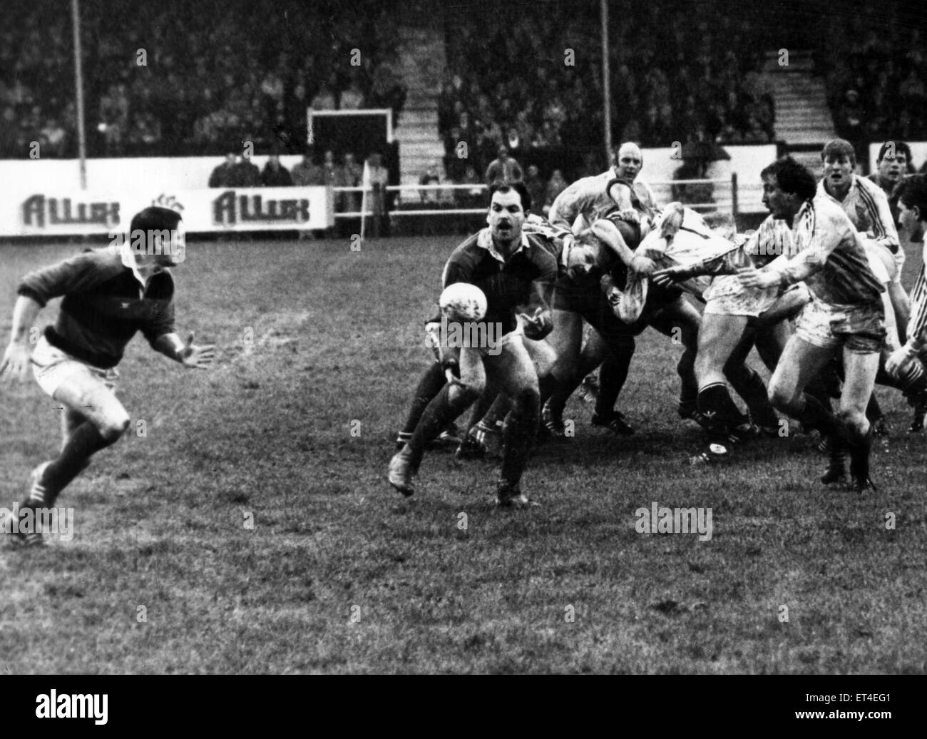 Rugby football Black and White Stock Photos & Images - Alamy
