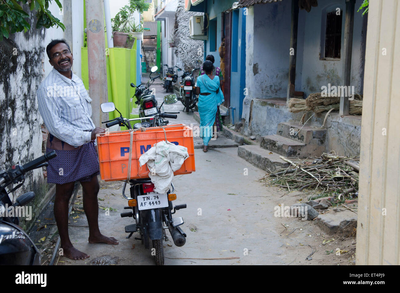 Tamil village man hi-res stock photography and images - Alamy
