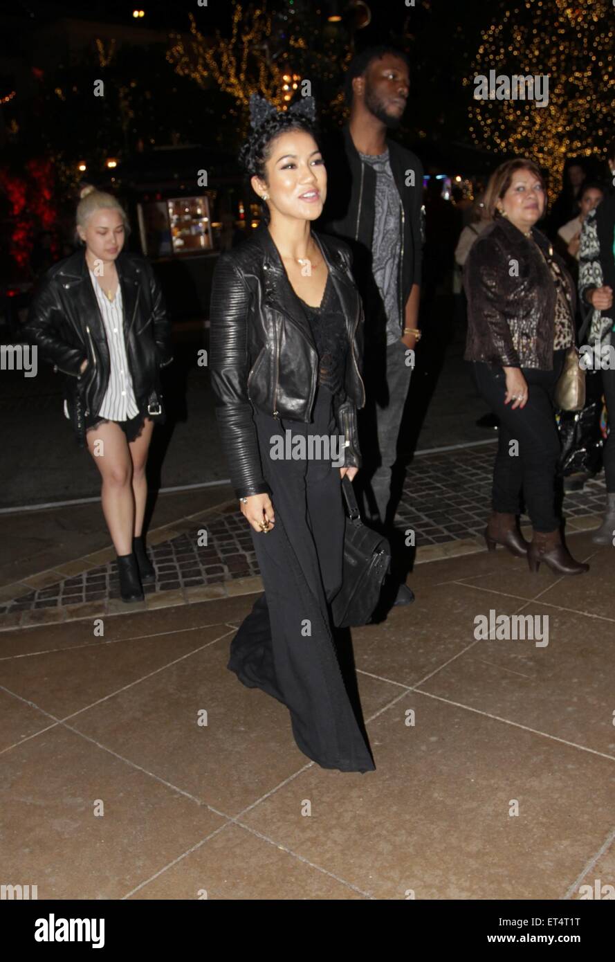 Singer, Jhene Aiko promotes her 'Lovers + Friends' clothing line at