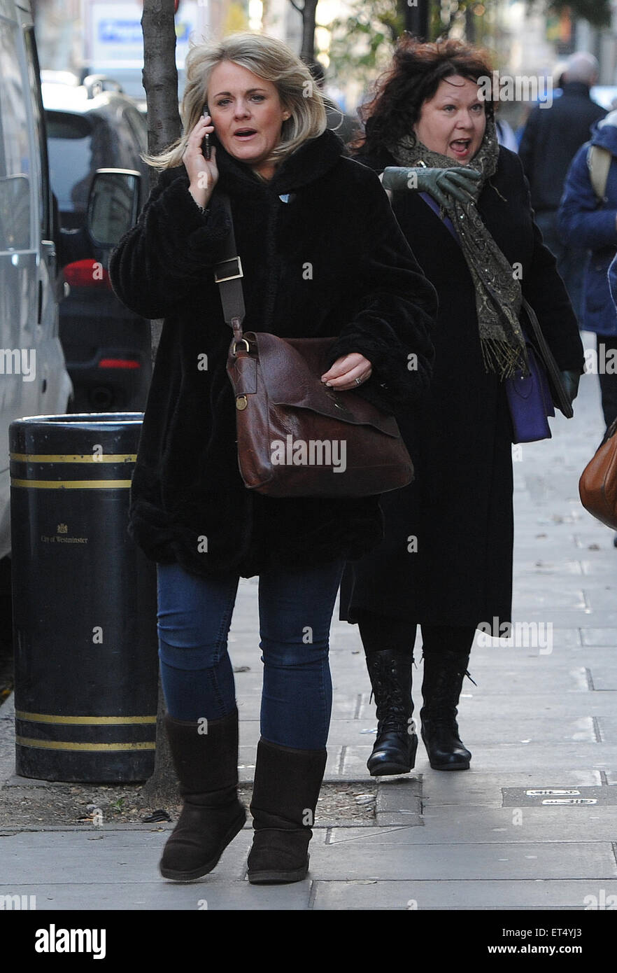 Sally Lindsay seen out and about in London Featuring: Sally Lindsay ...